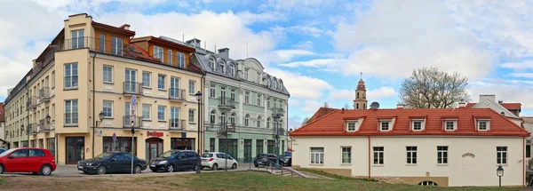 Twee vintage huizen gebouwd in het begin van de twee — Stockfoto