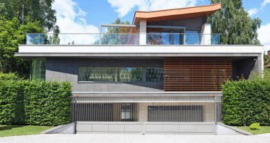  Street, çit ve modern elit daire bui parçası