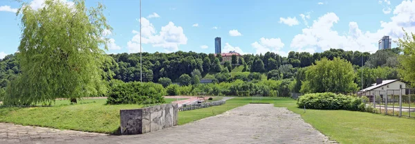 O estádio de esportes da Universidade Estadual de Vilnius foi construído em — Fotografia de Stock