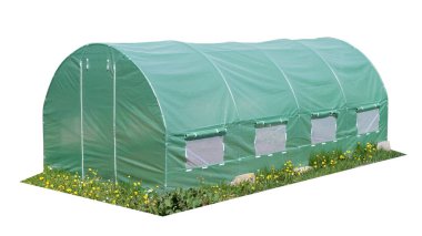 Bir salgında hayatta kalmak için, beyaz seralarda sebze ve otlar yetiştirebilirsiniz.