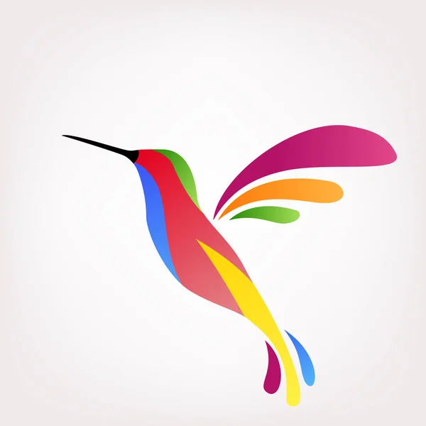 Vectorillustratie Van Hummingbird Logo — Stockvector