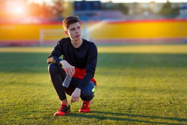 Atlet içecekler su Stadı nda