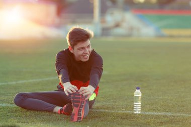 Bir egzersiz eğitim genç atlet