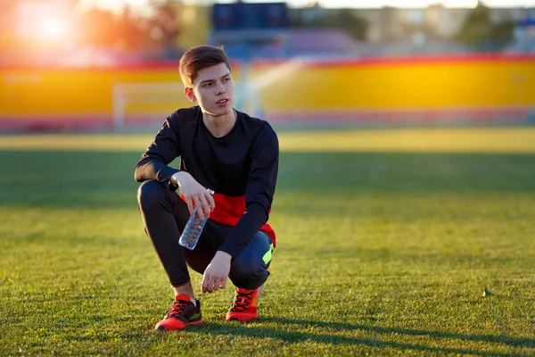 Atlet içecekler su Stadı nda