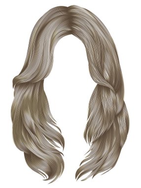  trendy kadın uzun kıllar sarı renkler. Güzellik moda. gerçekçiliğe ilişkin