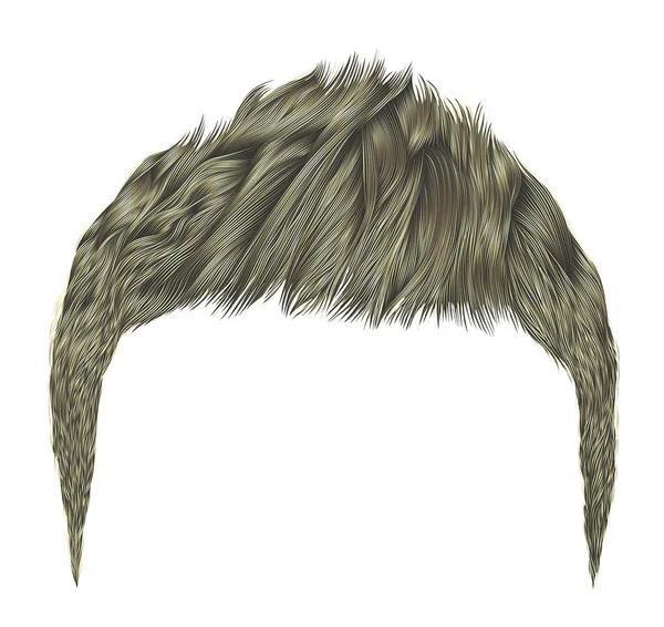 trendy adam kıllar. sarı renk. Güzellik tarzı .gerçekçi 3d .