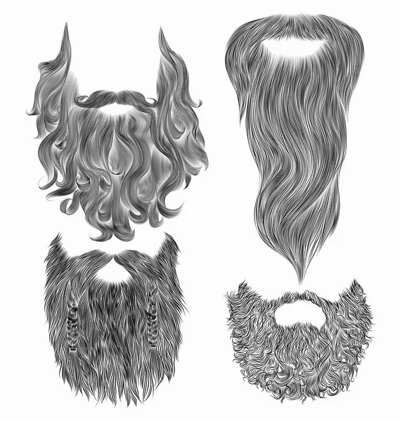 set kroki sakal bıyık.