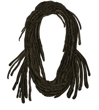 Hint sadhu saç sakal ile. Saç dreadlocks.funny avatar.