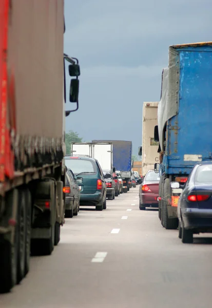 Congestion très longue Images De Stock Libres De Droits