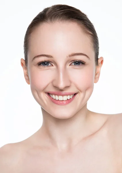 Beauty woman healthy cosmetic makeup portrait Stock Photo