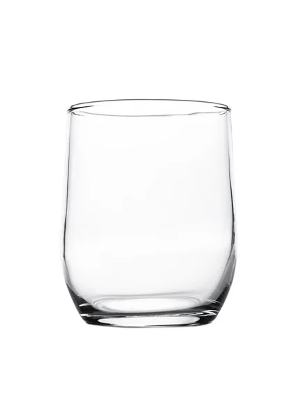 Verre à whisky vide isolé sur blanc — Photo