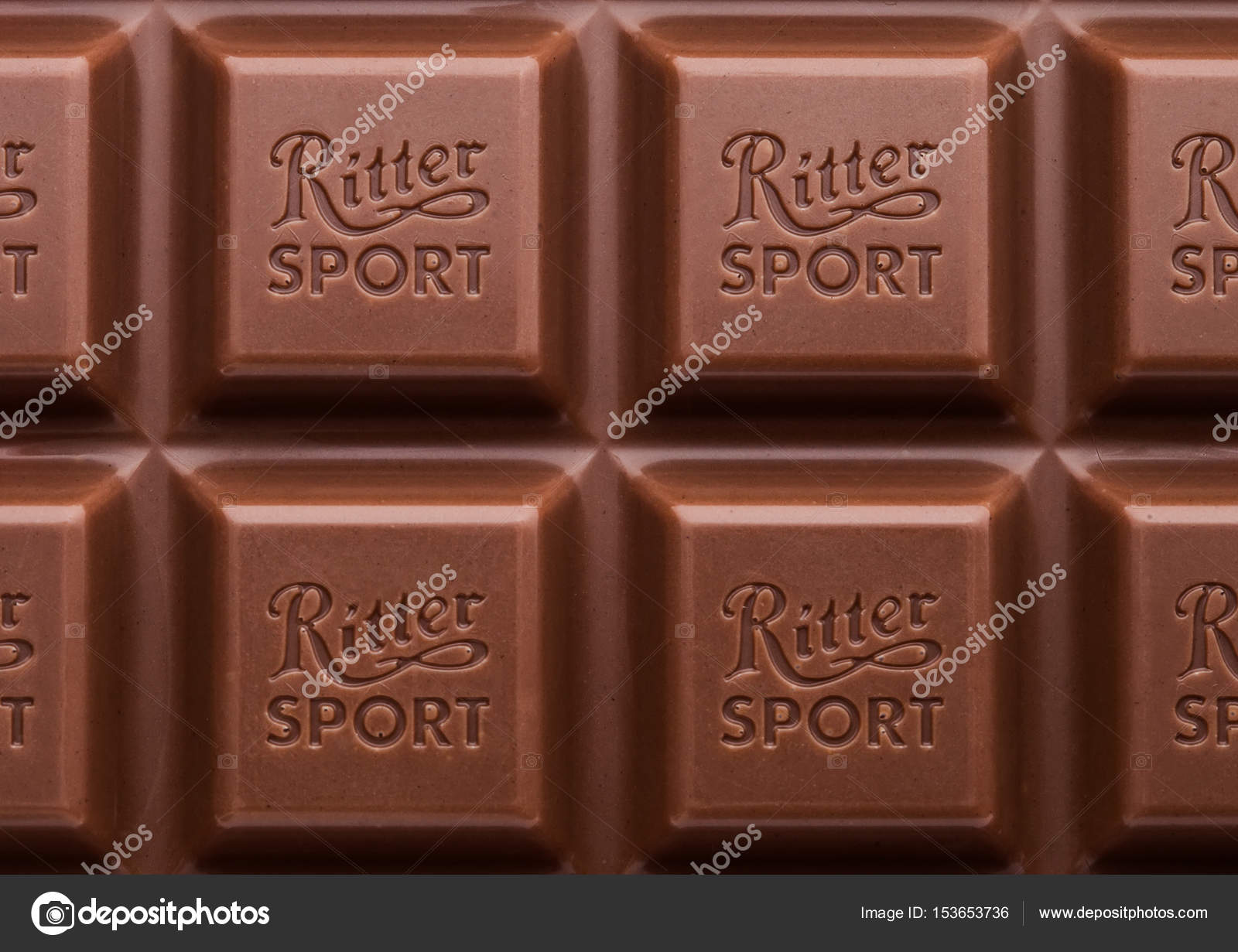 London Uk May 15 2017 Ritter Sport Milk Chocolate Bar Macro With Logo Ritter Sport Chocolate Bar Made By Alfred Ritter Gmbh Co Stock Editorial Photo C Denismart 153653736