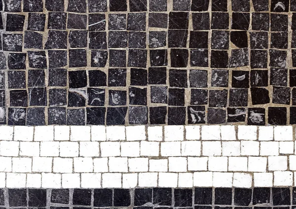 Black mosaic ceramic tile texture background