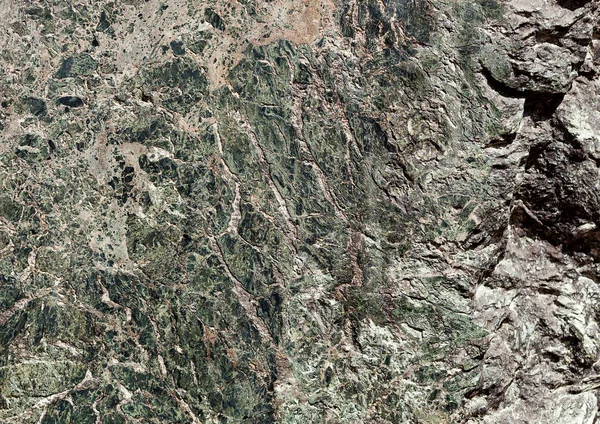 Fondo de textura de baldosas de mármol verde con grietas — Foto de Stock