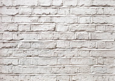 Eski grunge beyaz boyalı tuğla doku arka plan