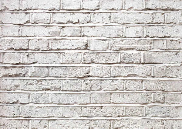Antiguo grunge blanco pintado de ladrillo textura de fondo —  Fotos de Stock