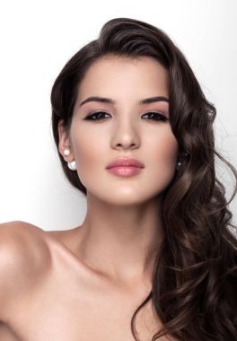 Güzel model giyen saç Düğün aksesuarları