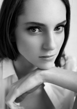 Modeli öğe, dikey, genç güzel manken