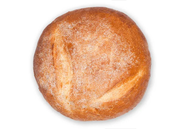 Čerstvě pečené bezlepkové bio chléb na bílém — Stock fotografie