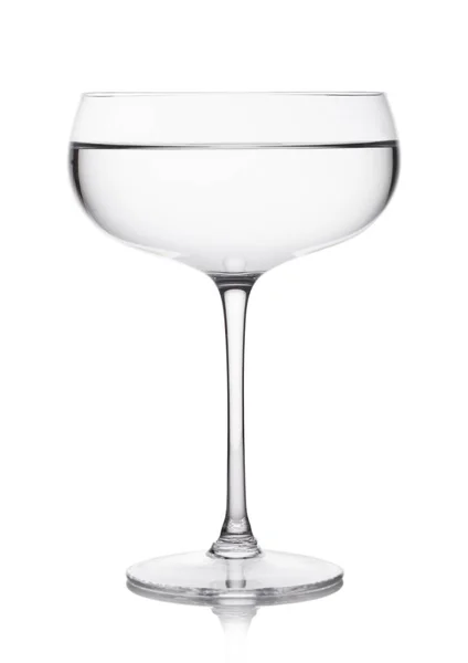 Vodka Martini Gin Cocktail Lyx Kristallglas Isolerad Vit Bakgrund — Stockfoto