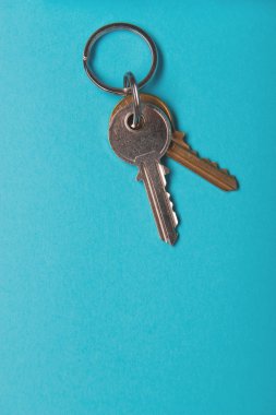 silver house key