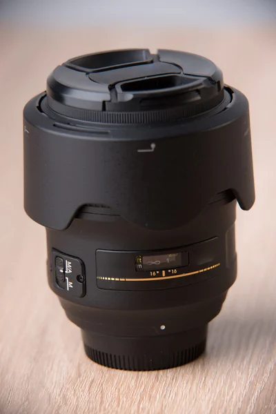 Close-up van een fotografische lens — Stockfoto