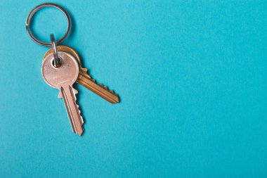 silver house key