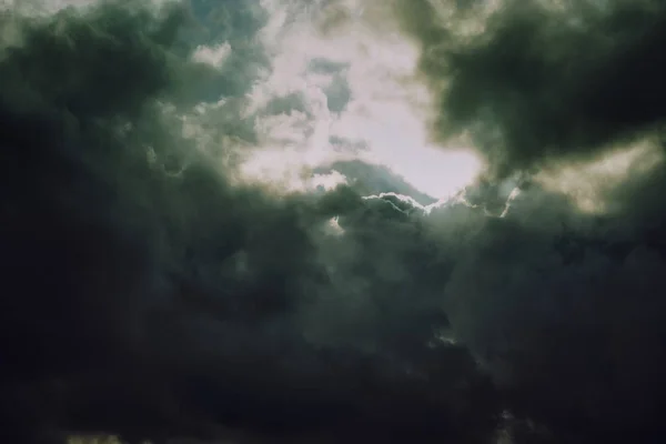 극적 인 폭풍 구름 — 스톡 사진