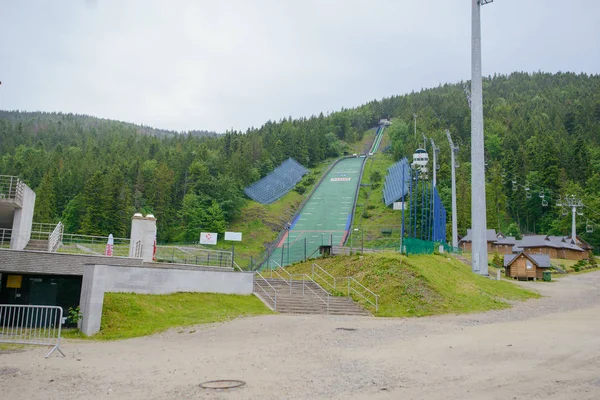 Ski jump w lecie — Zdjęcie stockowe