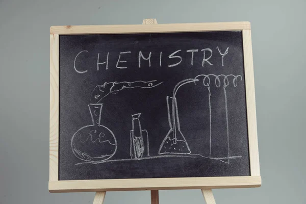 Blackboard with the chemical formula — Stock Photo, Image