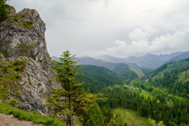 Tatra dağ dağ manzarası yaz. Yaz saati