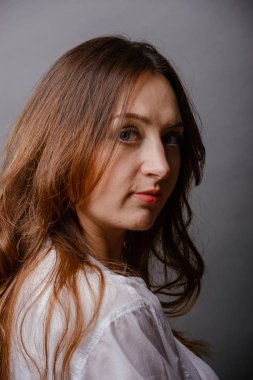 genç kadın portre Studio
