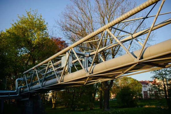 Liten bro i staden — Stockfoto