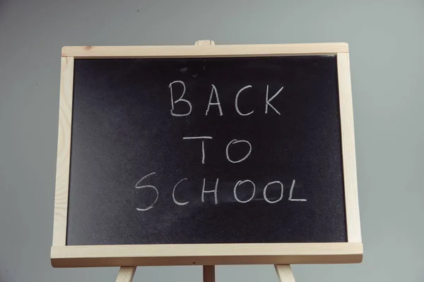 Back to school blackboard, chalkboard.