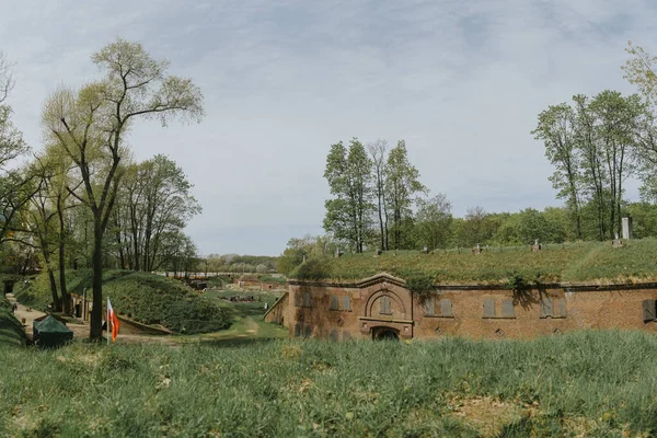 Forte difensivo della prima guerra mondiale Forte di Gerhard a Swinoujscie, Po — Foto Stock