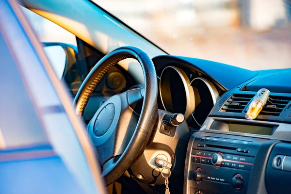 Interior view of car — Stock Photo, Image