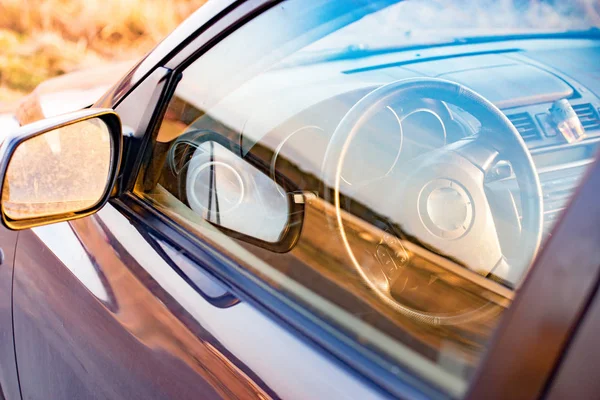 Interior view of car Royalty Free Stock Photos