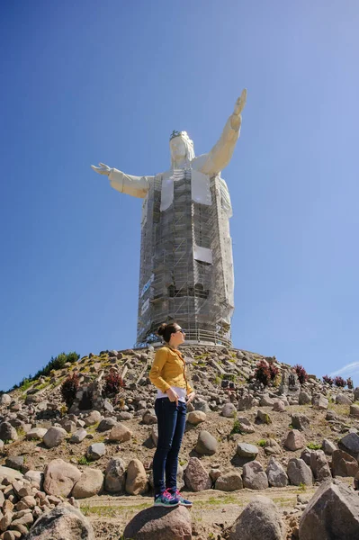 Jesus Christ the Redeemer statue in Swiebodzice, Poland