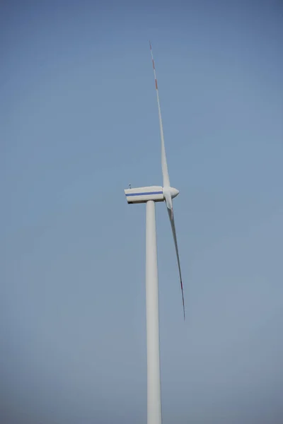 Windturbine w słoneczny dzień — Zdjęcie stockowe