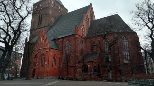 Kathrine Cathedral Church Goleniow Poland — Stock Photo, Image