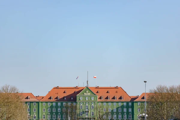 Szczecin Cityscape Slunečného Dne Polsko Evropa — Stock fotografie