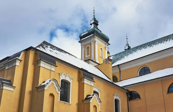 Baroque buildings of the Catholic monastery — Stock Photo, Image
