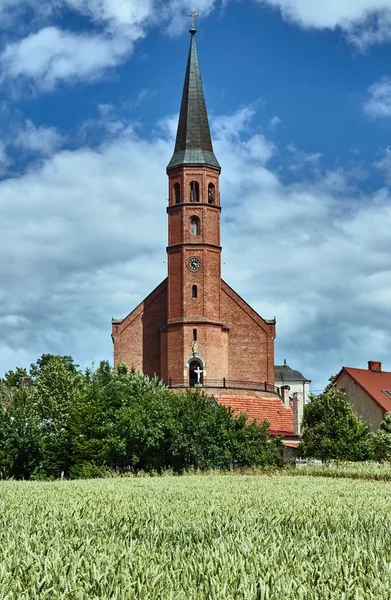 교구 교회의 종탑 — 스톡 사진