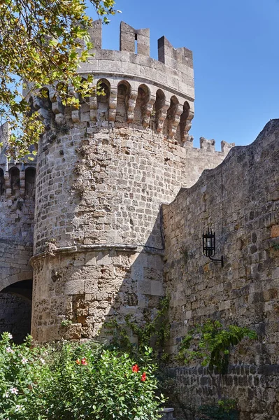 中世纪的骑士城堡的堡垒 — 图库照片
