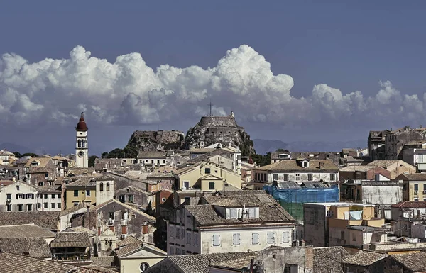 Old town on the island of Corfu — Stock Photo, Image
