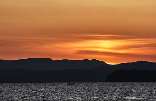 Puesta de sol en la isla de Creta —  Fotos de Stock