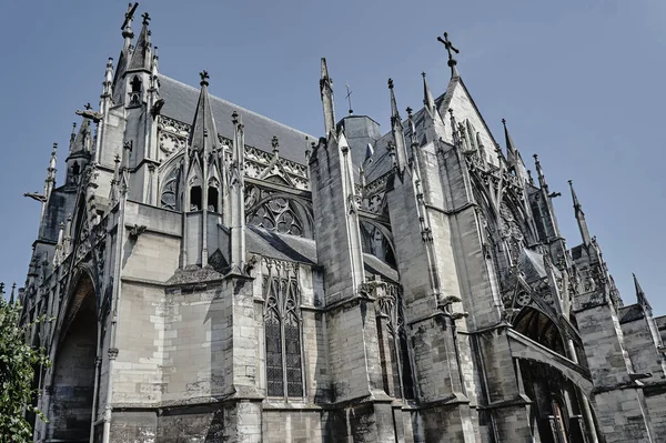 Stone decorating Gothic church — Stock Photo, Image