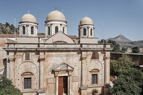 Monastero sull'isola di Creta — Foto Stock