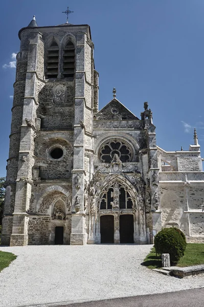 Gothic church in Rumilly-les-Vaudes — Stockfoto