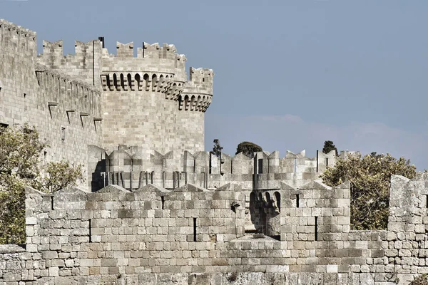 中世纪城堡的堡垒 — 图库照片